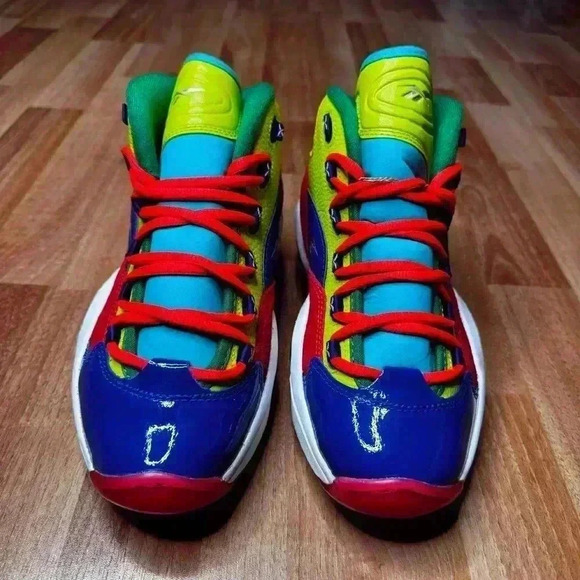 Reebok Question Mid Allen Iverson HP3005 Mens Basketball Shoes  Size 7 - Picture 8 of 13